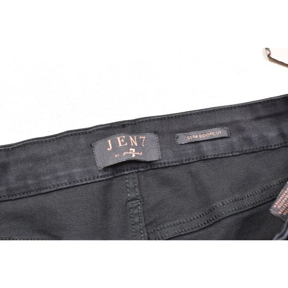 Jen7 by 7 for all Mankind Women Slim Bootcut Jeans Size 10 Cotton Blend NEW - Picture 5 of 8